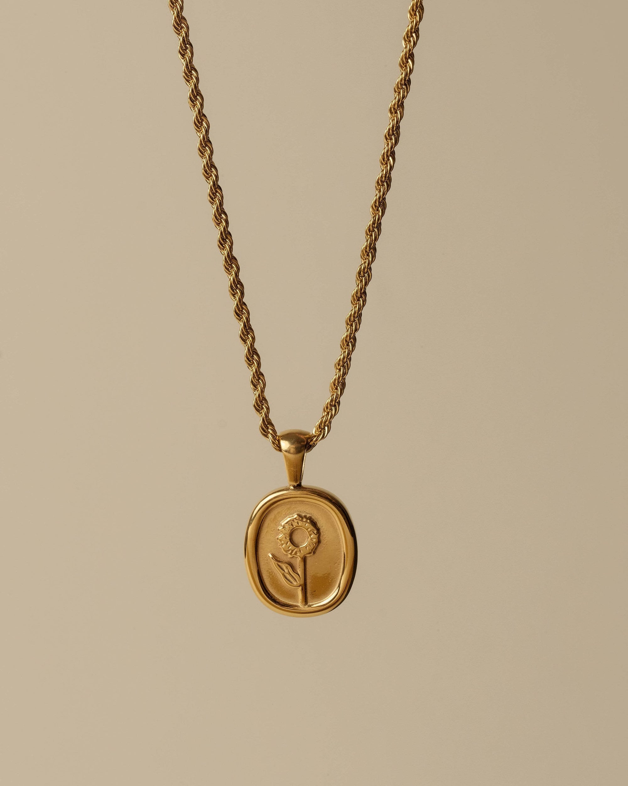 Sunflower Icon Necklace