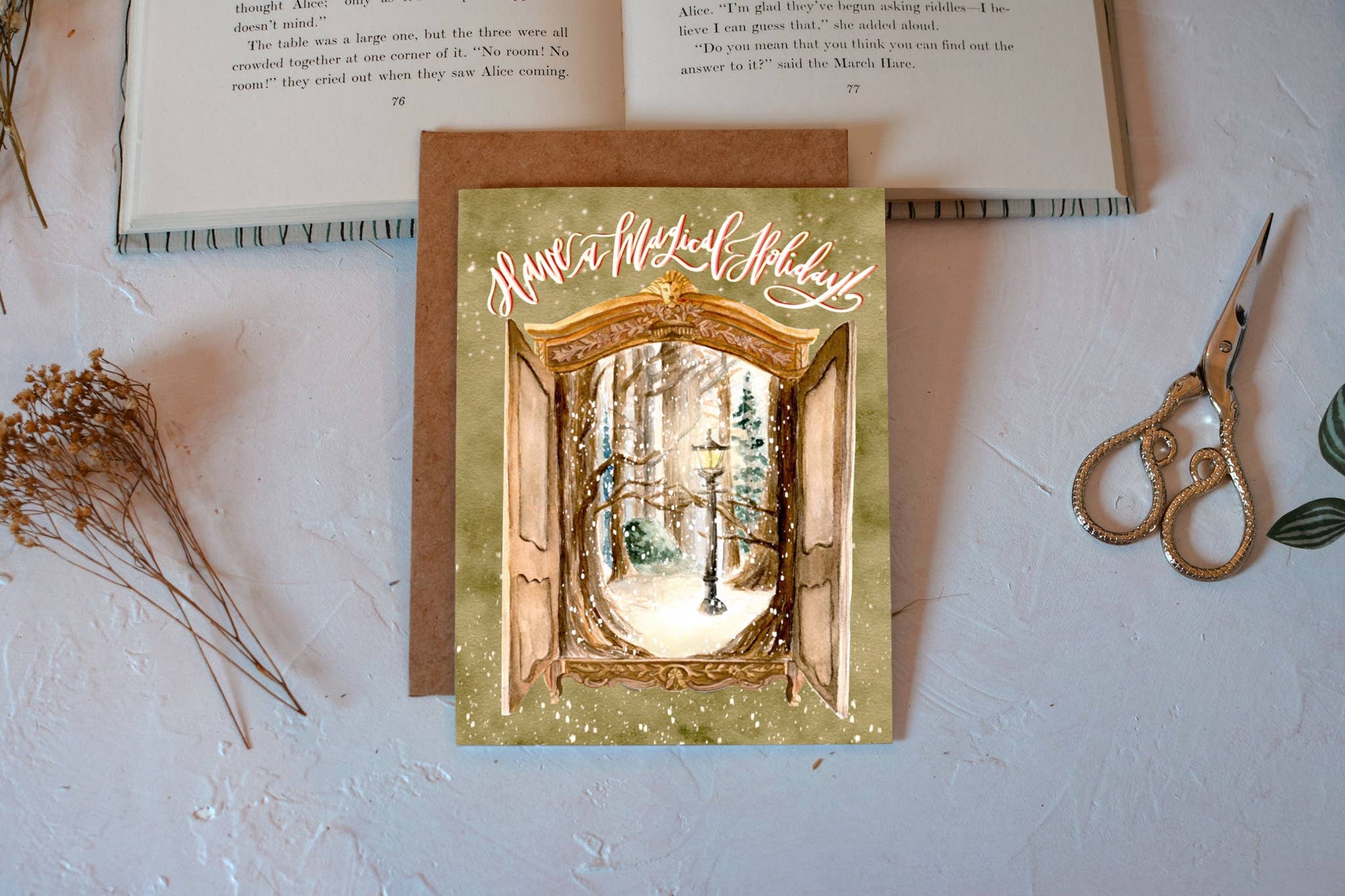 Wardrobe Christmas Card / Have a Magical Holiday