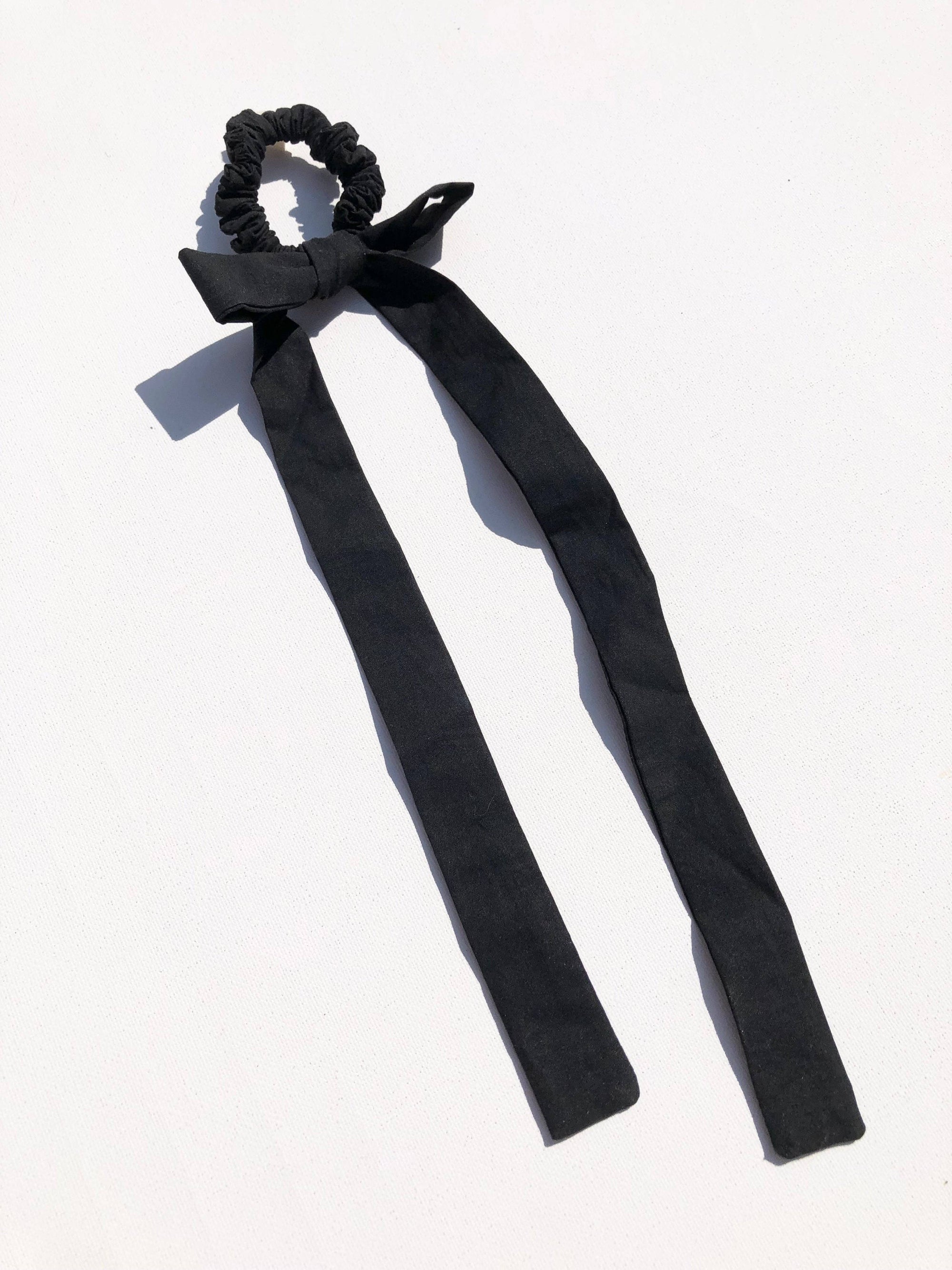 Cotton Poplin Bow Scrunchies