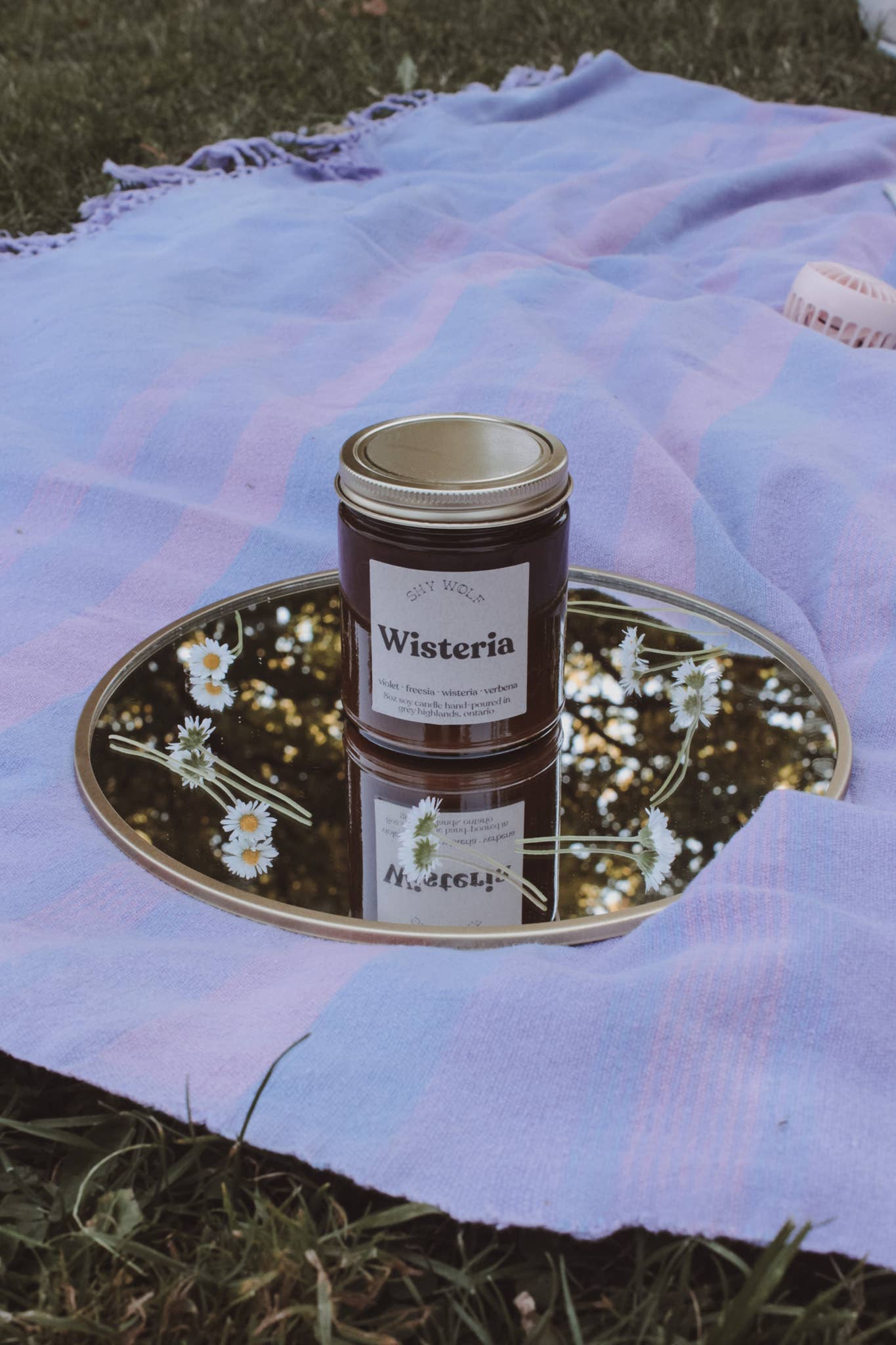 Wisteria Candle - garden witch, floral, coastal summer