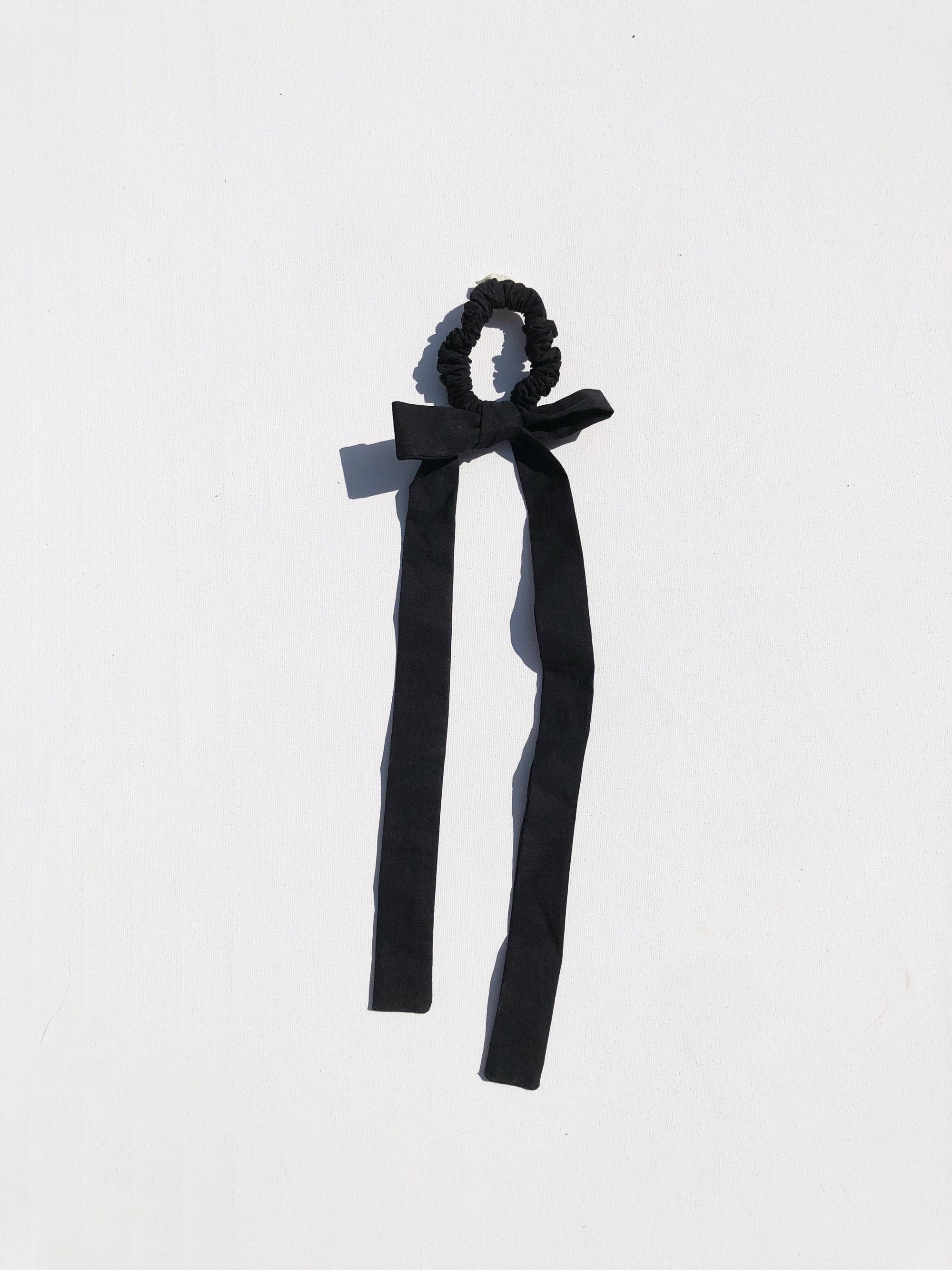 Cotton Poplin Bow Scrunchies