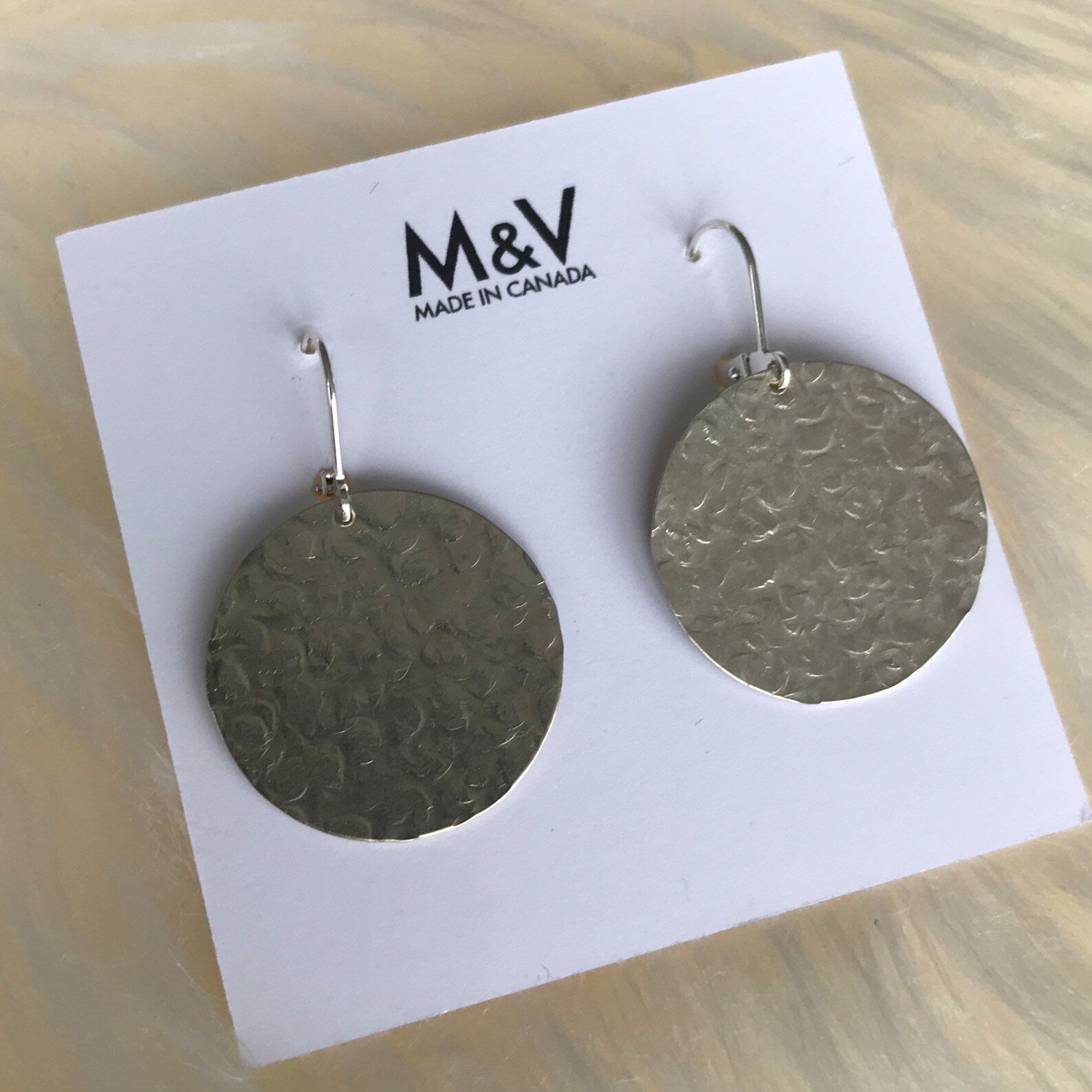 M&V Disc Earrings