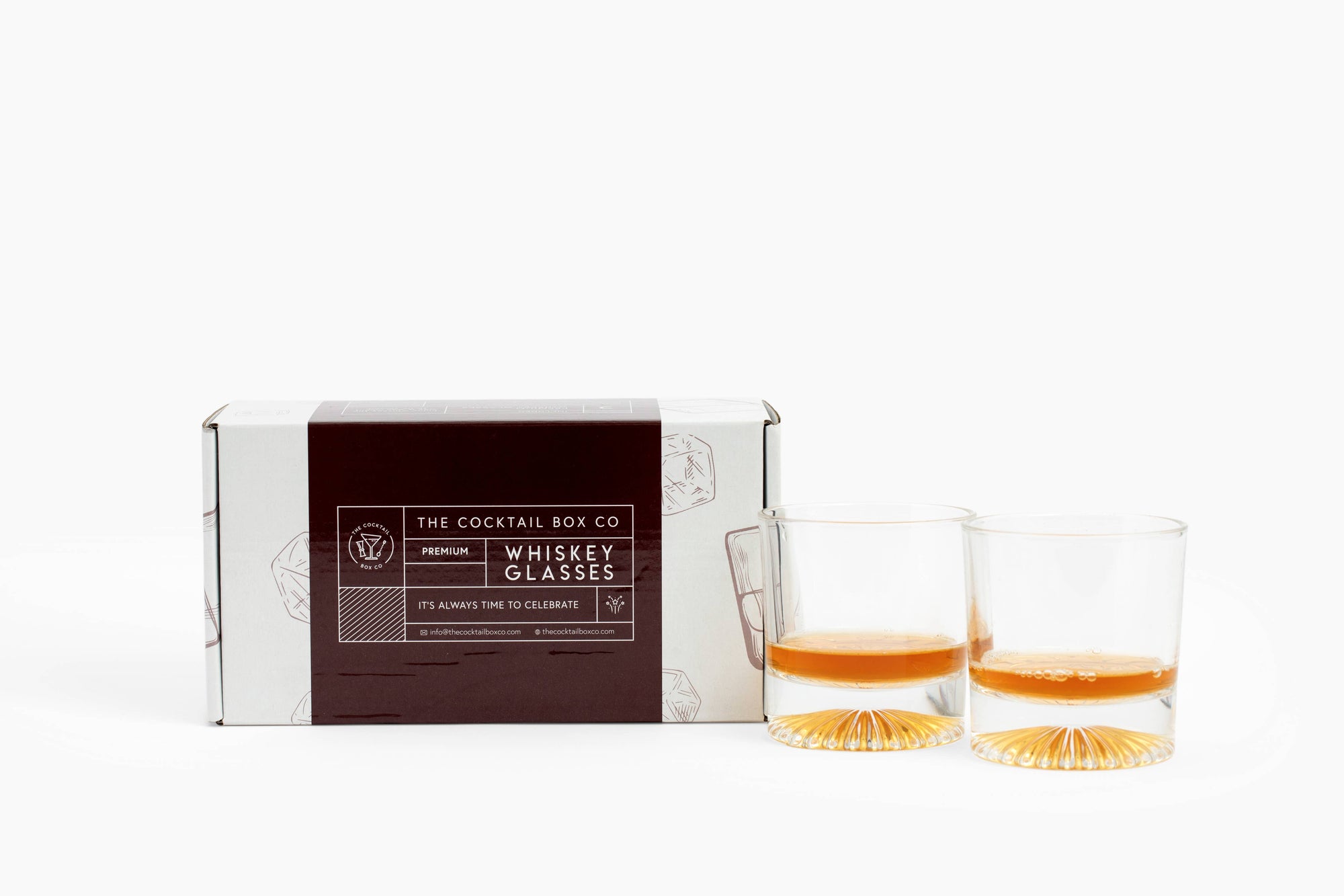 The Cocktail Box Co - Whiskey Glass Set