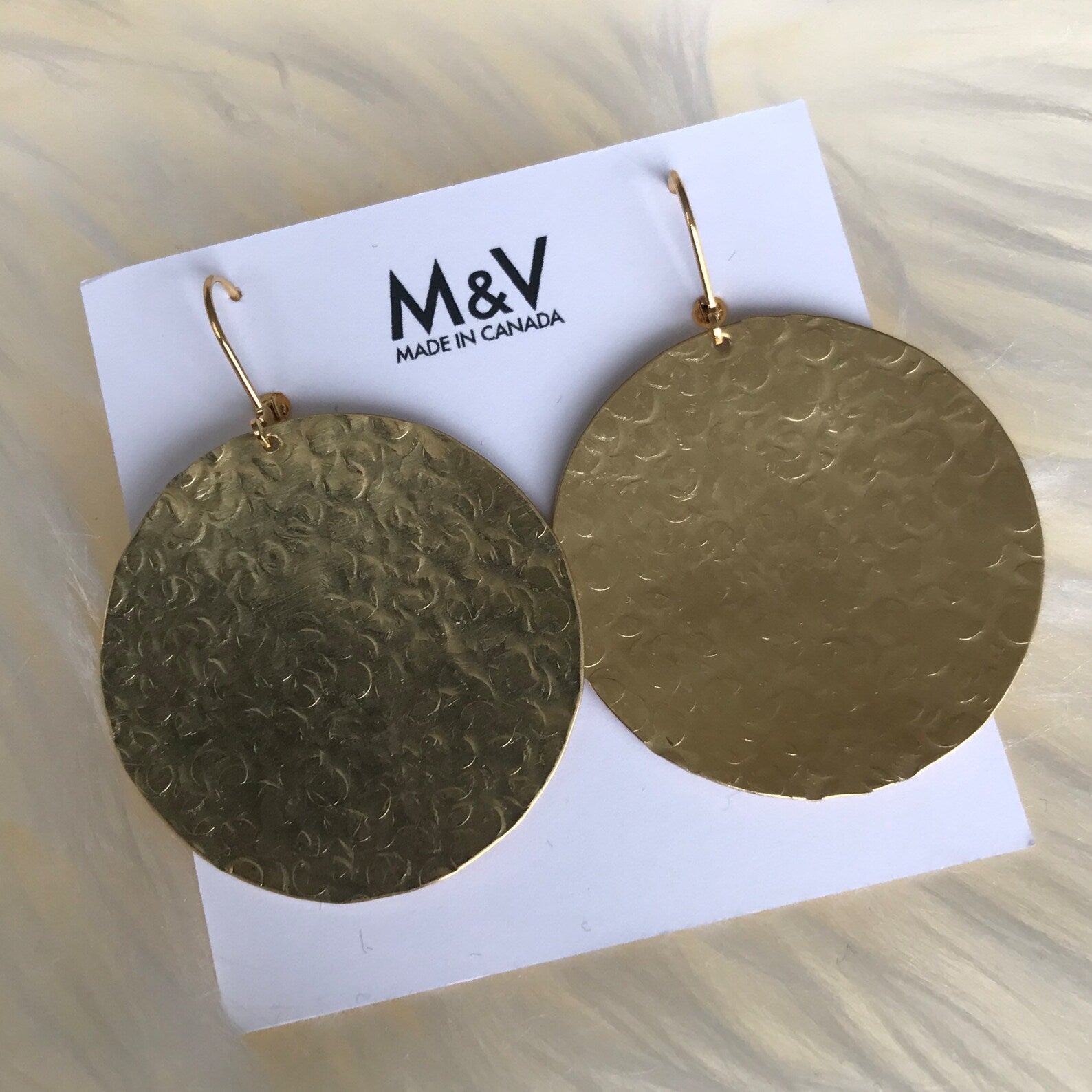 M&V Disc Earrings